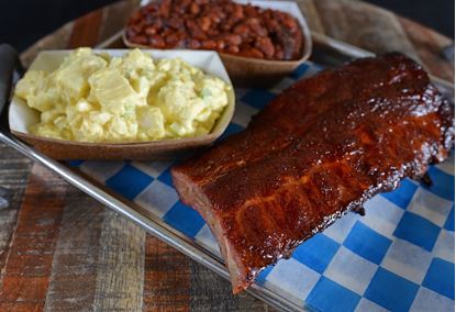 Picture of Smoked 100% Natural Cheshire Baby Back Ribs for Two (Half Rack)